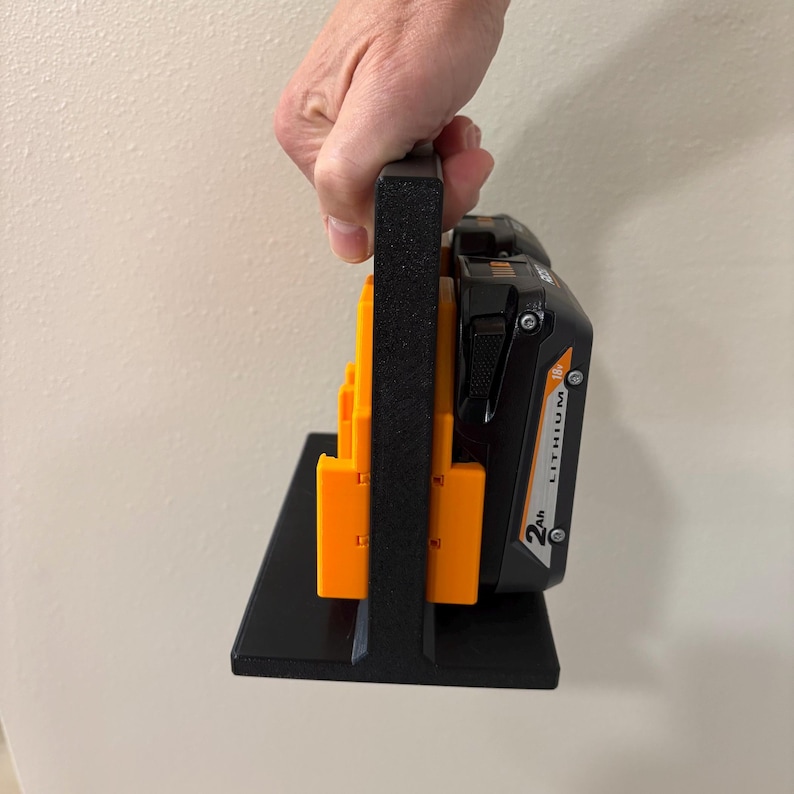 BattCaddy X4 - Portable Battery Holder for RIDGID 18V - 4 Slot Battery Caddy image 2