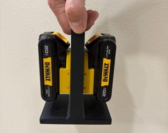 BattCaddy X2 - Portable Battery Holder for DeWalt 20V - 2 Slot Battery Caddy