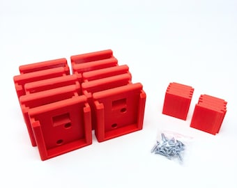 10 Pack Heavy Duty Modular Battery Holder for Bosch 18V Batteries