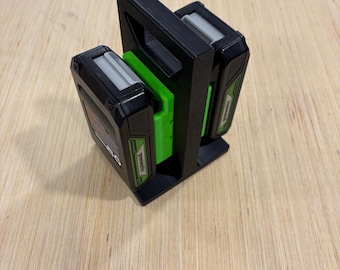 BattCaddy X2 - Portable Battery Holder for Greenworks 24V - 2 Slot Battery Caddy