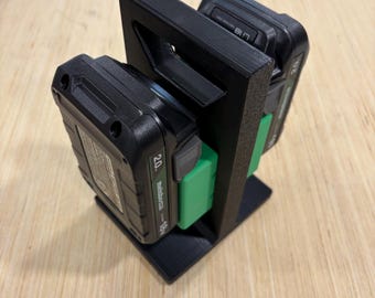 BattCaddy X2 - Portable Battery Holder for Metabo 18V - 2 Slot Battery Caddy