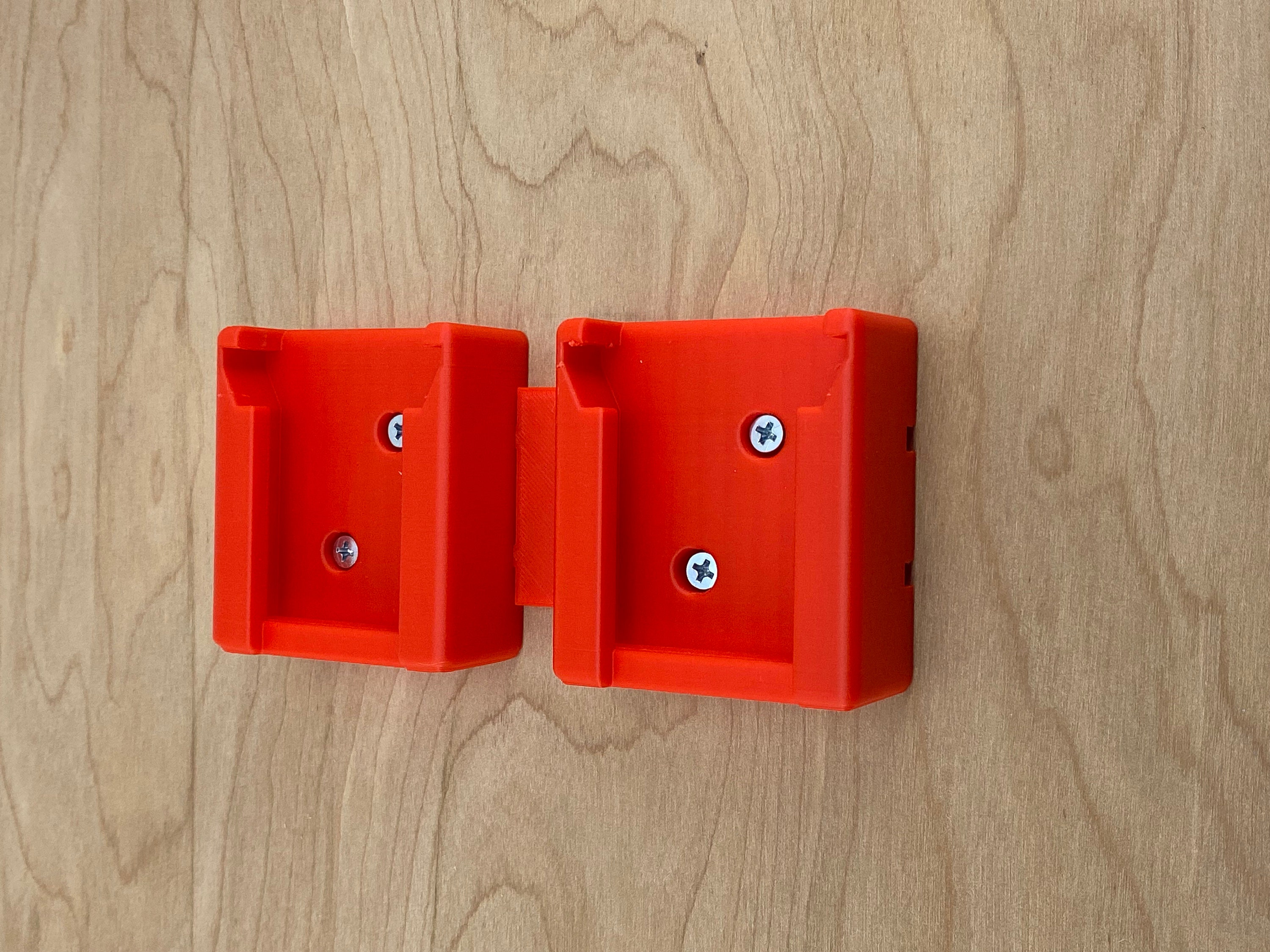 Milwaukee Battery Holder Wall Mount battery Mount Milwaukee Etsy