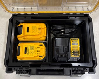 BattBox - Battery+Charger Organizer for DeWalt ToughSystem 2.0 (DWST08020) and 20V/60V Batteries