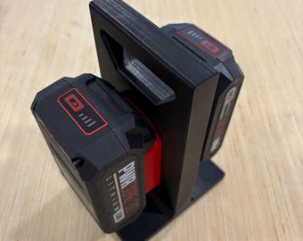 BattCaddy X2 - Portable Battery Holder for SKIL 20V - 2 Slot Battery Caddy