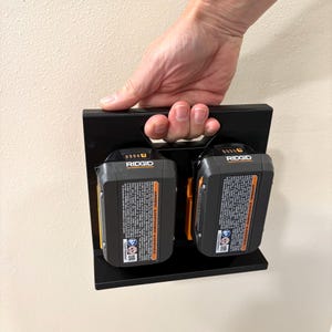 BattCaddy X4 - Portable Battery Holder for RIDGID 18V - 4 Slot Battery Caddy image 1