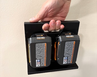 BattCaddy X4 - Portable Battery Holder for RIDGID 18V - 4 Slot Battery Caddy