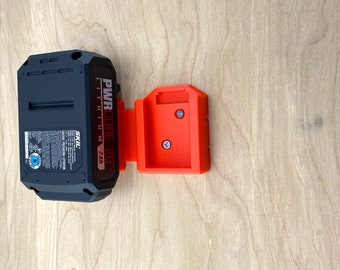 Heavy Duty Modular Battery Holder for Skil 20V - Wall/Shelf/Cabinet Mount Organizer