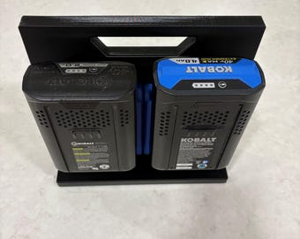 BattCaddy X4 - Portable Battery Holder for Kobalt 40V - 4 Slot Battery Caddy