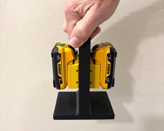 BattCaddy X2 - Portable Battery Holder for DeWalt 12V - 2 Slot Battery Caddy