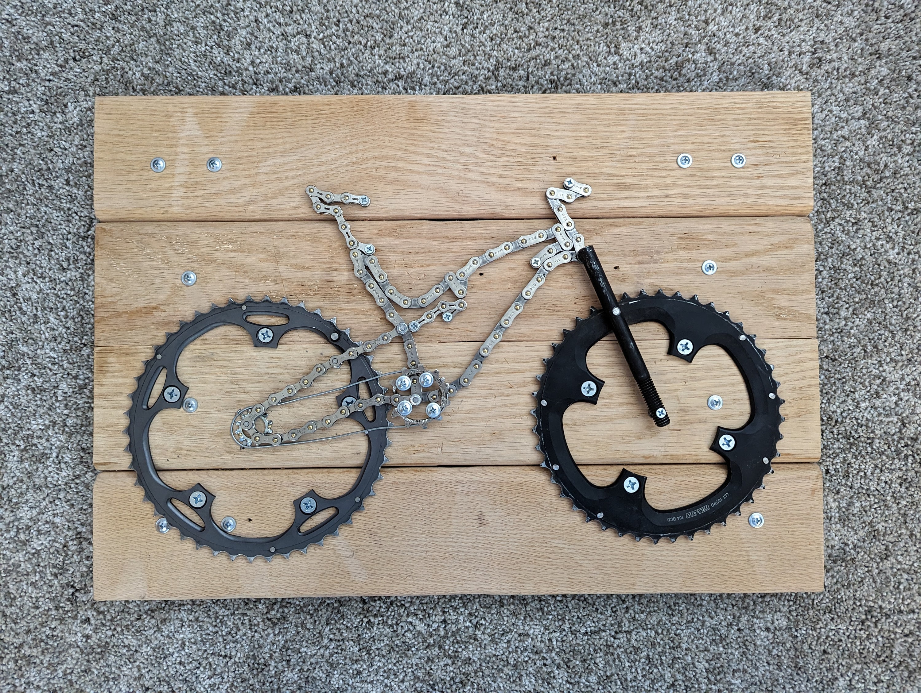 Old Bike Parts Upcycle Bicycle Wheels Upcycled Bicycle Tire Art