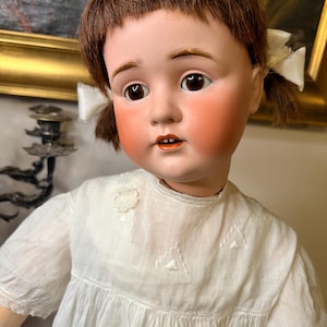 Schöne Antike Porzellan Kurbelkopf Puppe  Kestner 249 72 См