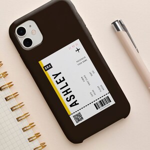 Adesivos de vinil para passagens aéreas personalizadas ｜ Adesivos de vinil com nome personalizado ｜ Decalques com nome para laptop, telefone, bagagem e muito mais ｜ Frete grátis