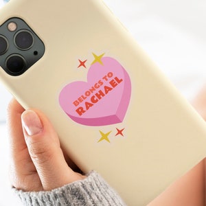 Custom Name Vinyl Stickers｜Personalized Name Vinyl Stickers｜Name Decals for Water Bottles, Laptop, Phone, Journal, and More ｜Free Shipping