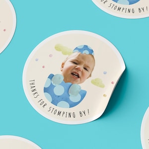Kinderverjaardagssticker｜Gepersonaliseerde verjaardagssticker｜Aangepaste kinderverjaardagssticker｜Dino-themasticker｜Party Favor｜Goodiebag｜Gratis verzending
