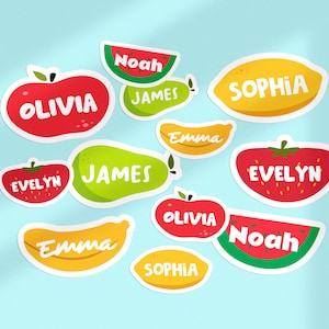 Kindernaamlabel: gelamineerde kindernaamsticker, waterdichte kindernaam, kinderlabels voor schoolbenodigdheden, kinderopvang, voorschoolse opvang, opslag - gratis verzending