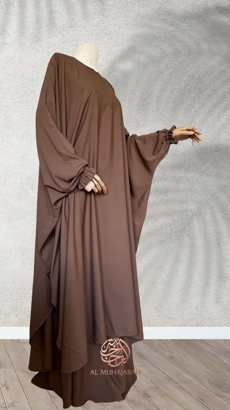 Essential Two-Piece Abaya - Chai Latte
