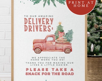 Ups Delivery Holiday Sign - Etsy