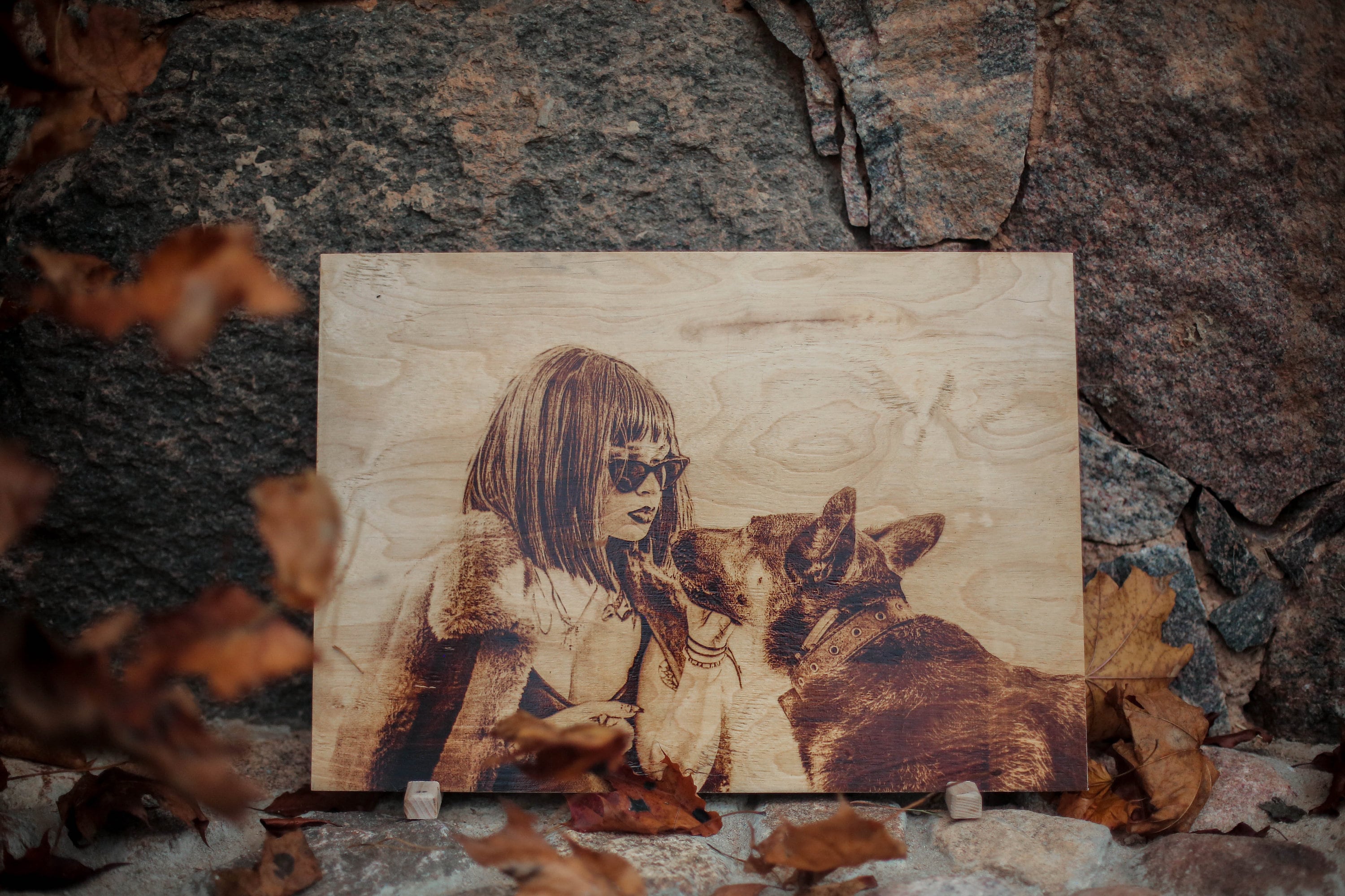 Custom Burned Photo on Wood, Burned Wood Photo, Wood Burning Portrait ...