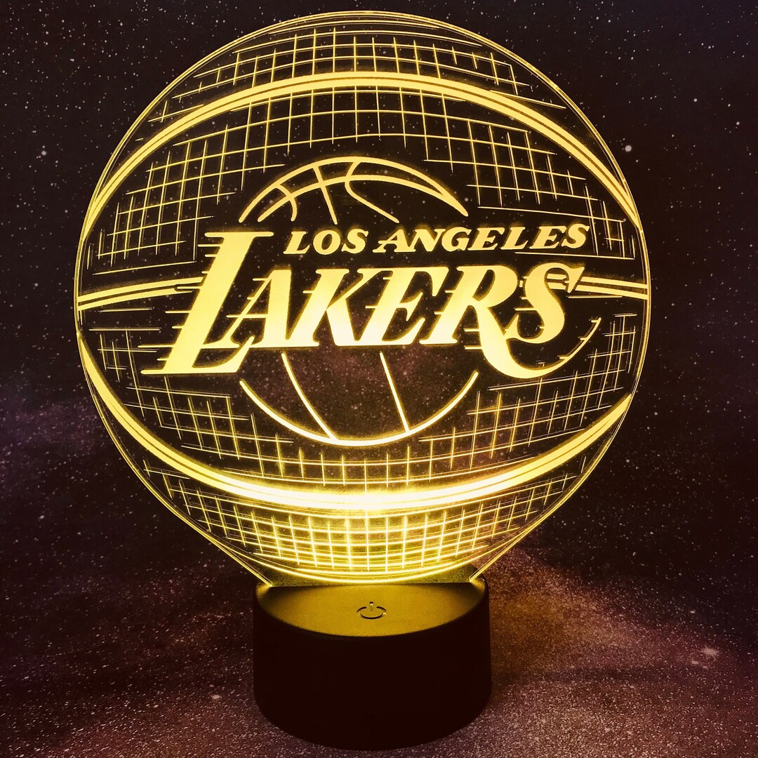 Los Angeles Lakers 3D LED Illusion Lamp - Etsy