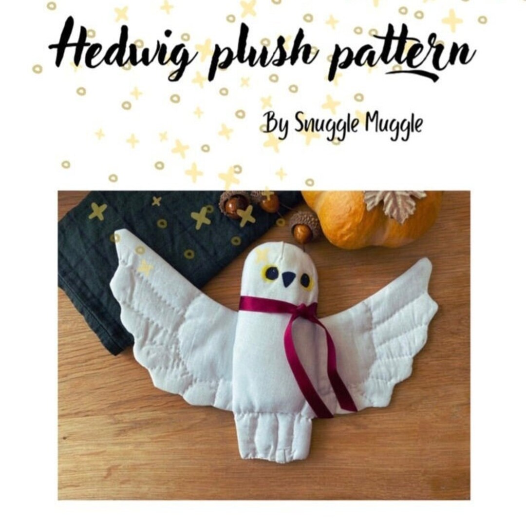 Hedwig Plush Sewing Pattern - Step by Step - Etsy