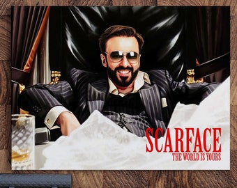 You drawn as Scarface - Tony Montana. Design 03