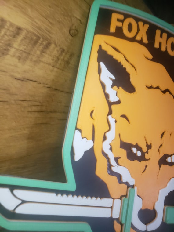 Metal Gear Solid Foxhound Sign - Etsy