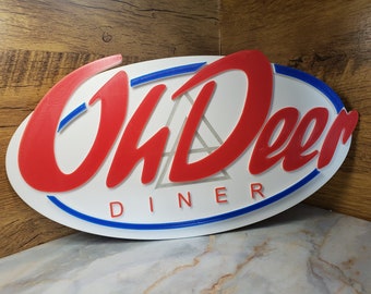 Oh Deer Diner Sign