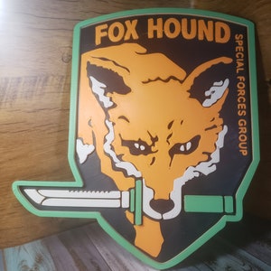 Metal Gear Solid Foxhound Sign