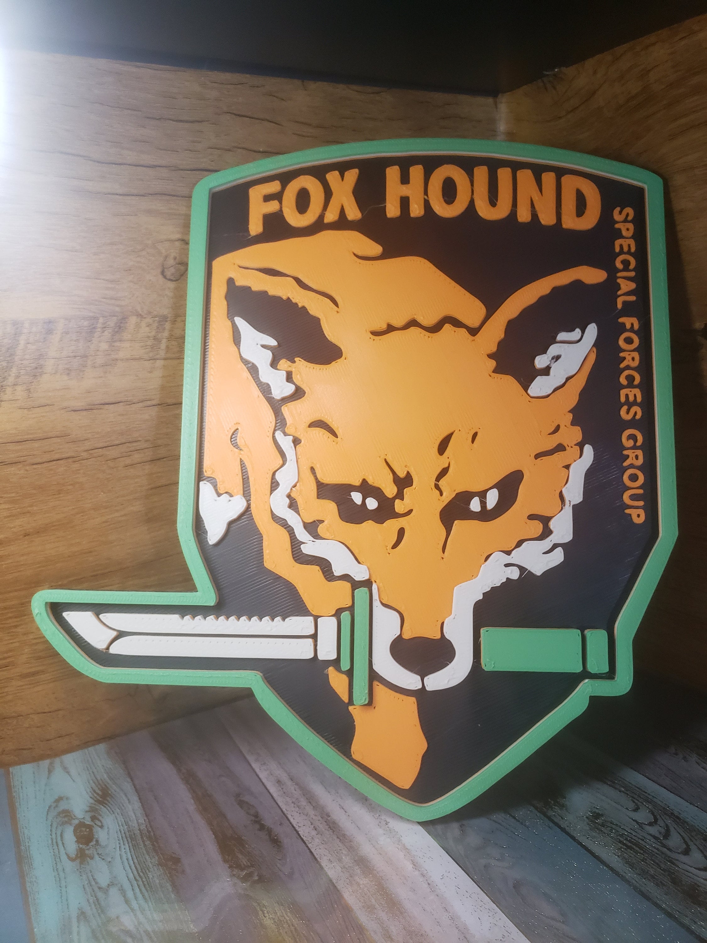 Metal Gear Solid Foxhound Sign - Etsy Canada
