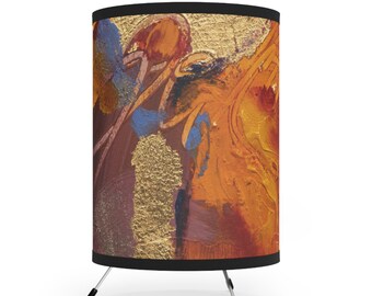 Nice to Meet You - Tripod Lamp with High-Res Printed Shade