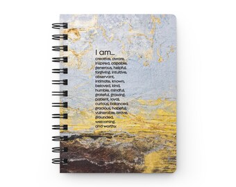 Spiral Bound Journal/Notebook, Lined, 5x7, Creative Writing or Daily Journal, Gift for Writers - A Rare Brown