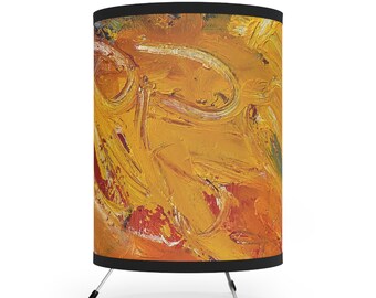 Breaking Through - Tripod Lamp with High-Res Printed Shade