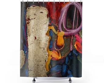Quiet Companion - Custom Design Shower Curtain