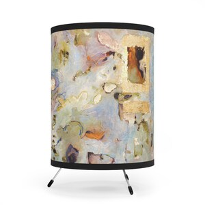 Spring Morning - Tripod Lamp with High-Res Printed Shade
