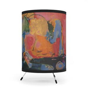 Intuition - Tripod Lamp with High-Res Printed Shade