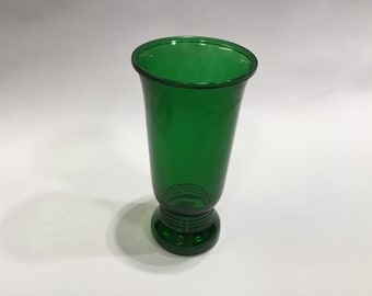 Vintage 1960's Dark Green Vase
