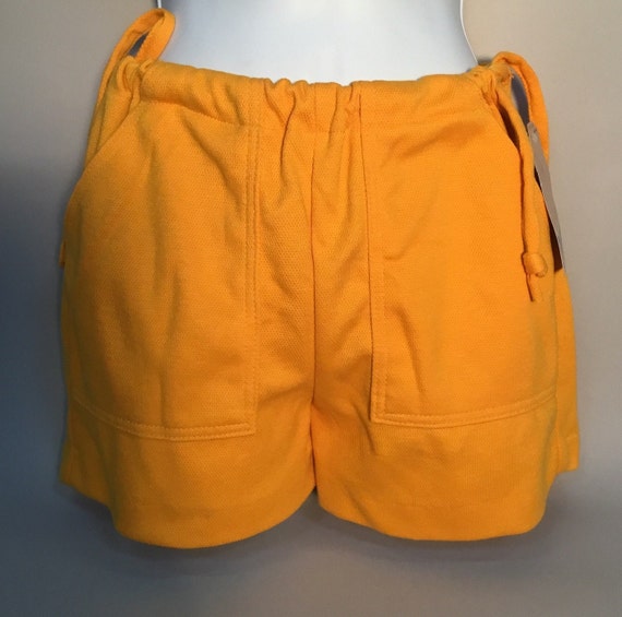 Vintage 1970's Orange Turtle Bax Shorts - image 1
