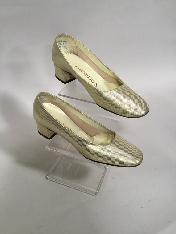 Gold Chandlers French Room Originals 1" Heel -US W