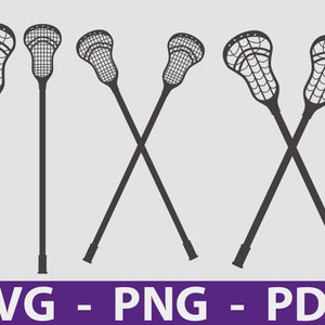 Lacrosse Stick, Lacrosse Stick Svg, Lacrosse, Stick, Lacrosse Cut File, Crossed Sticks, Cut File, Clipart, Instant Digital Download