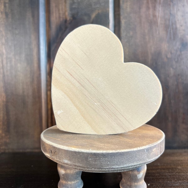 Heart | Wooden Shapes | Tiered Tray Decor | Shelf Sitter | DIY | Unfinished Wood Cutouts | Craft Supplies | Blanks | Valentine Day