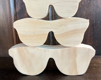 Woodpeckers Chunky Wood Signs - Pack Of 2 Blank 5.25x4 Inch Wood Cutouts For Crafting