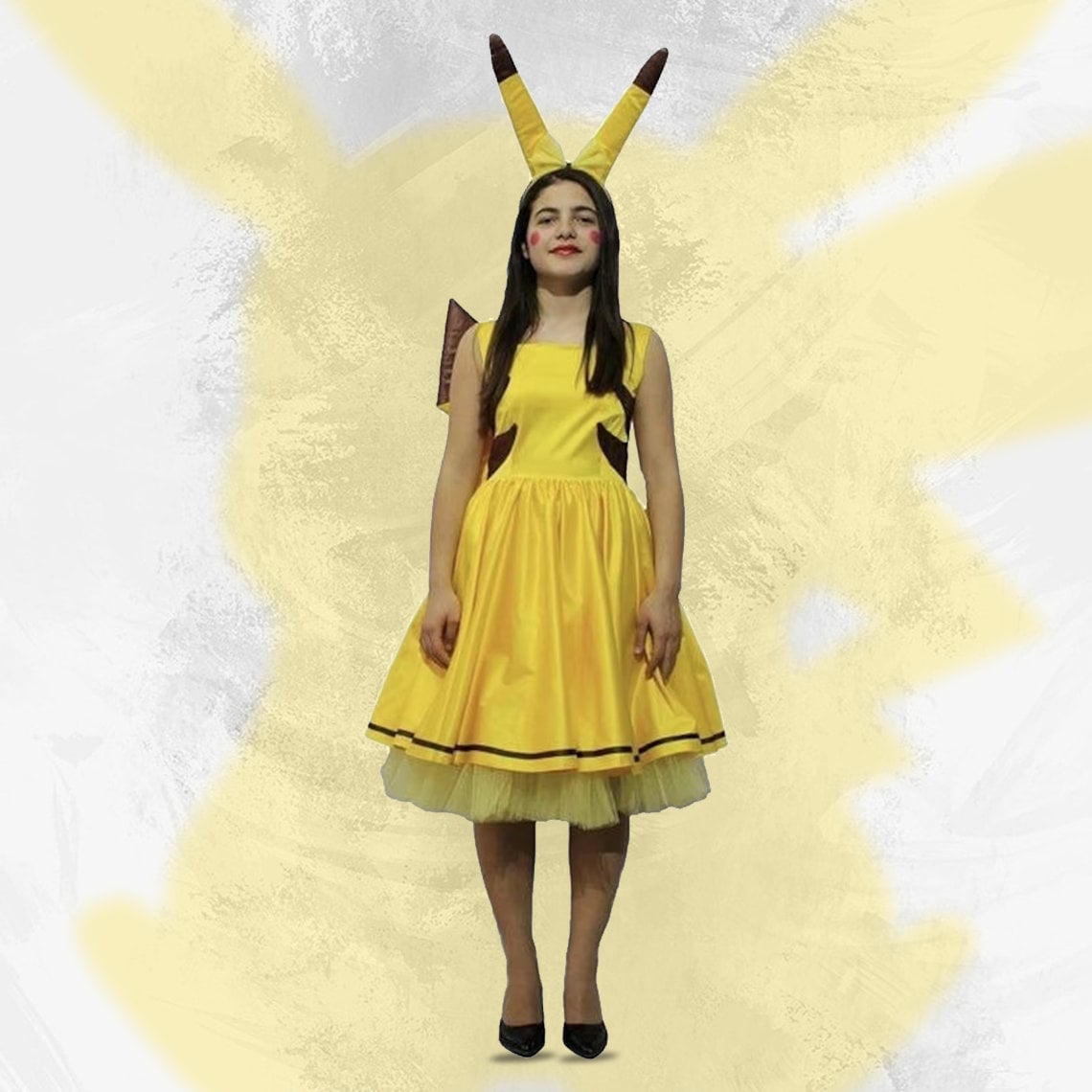 Costume gonfiabile della mascotte di Pokemon Pikachu della peluche di  colore giallo di carnevale del costume della mascotte di Cosplay del  partito poco costoso di Eevee - Cina costume gonfiabile e costume