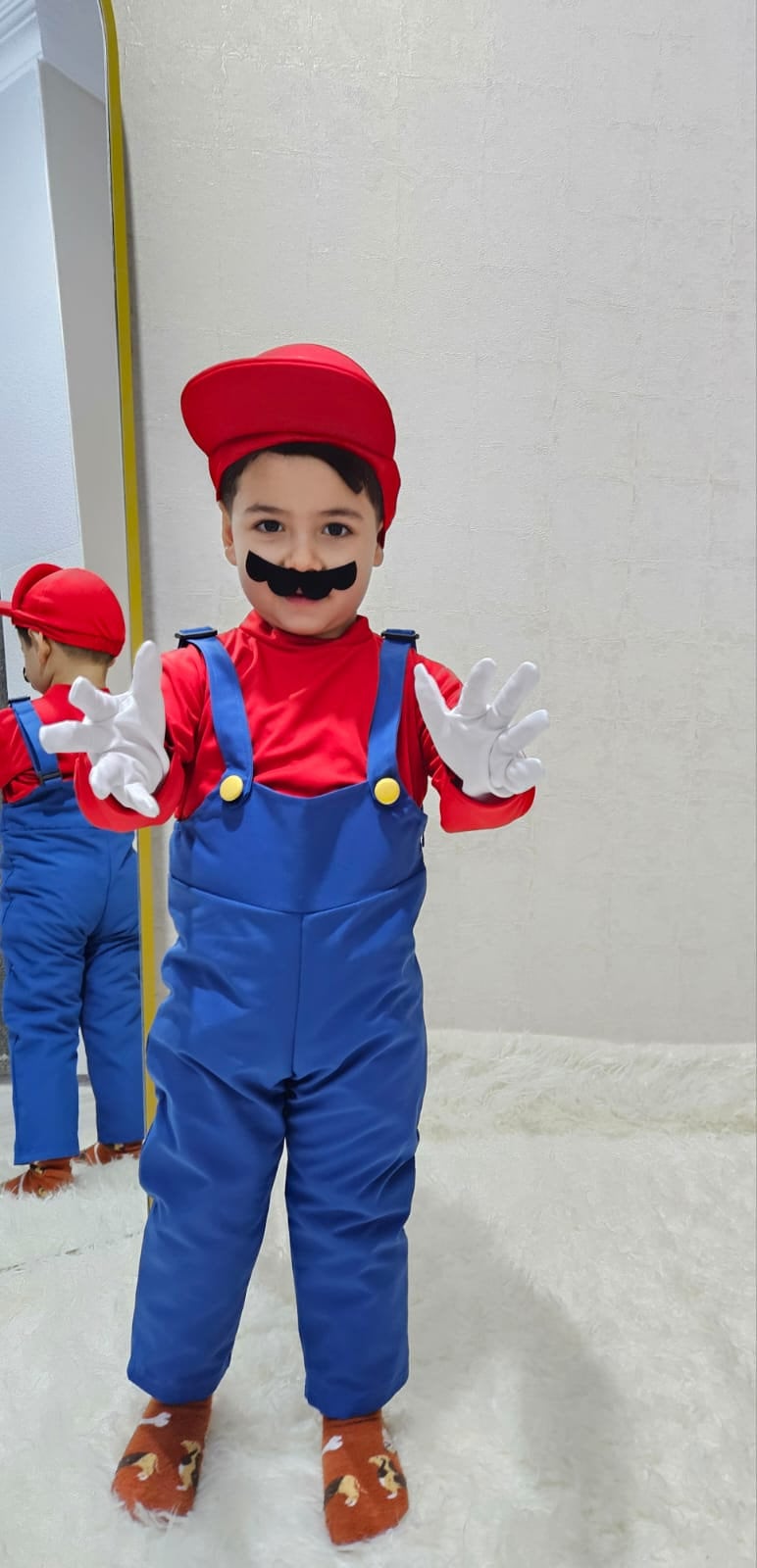 Super Mario and Luigi Costume for Kids, Kids Mario Costume, Toddler or Kids  Mario Character Cosplay Costume, Game Plumber Character Costume 
