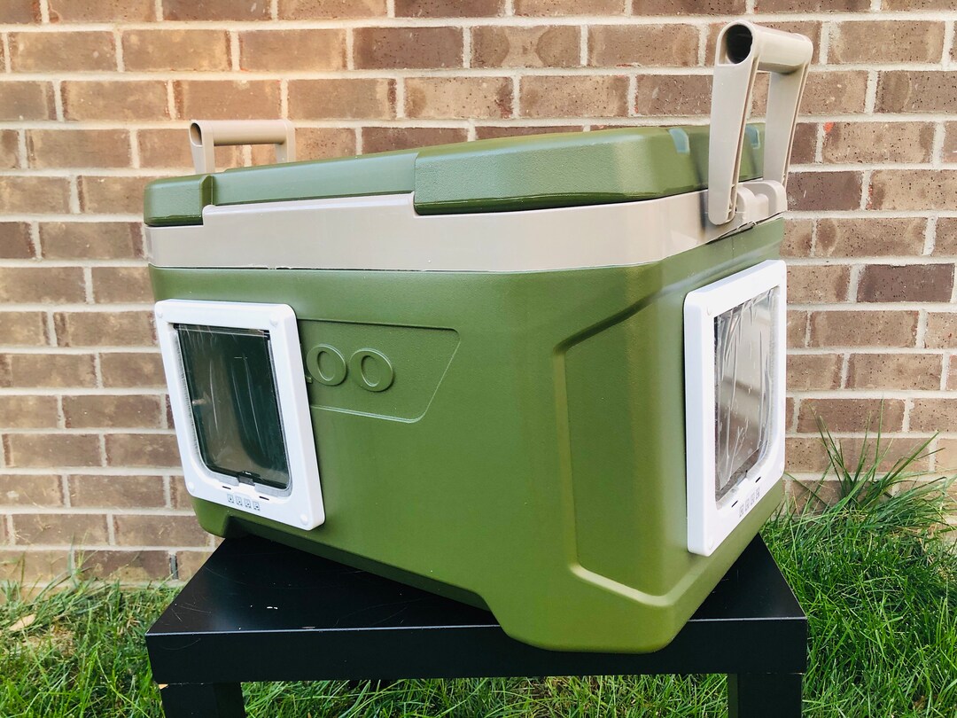 Igloo Cat Shelter House Insulated 2door Homeless Stray Cat Etsy