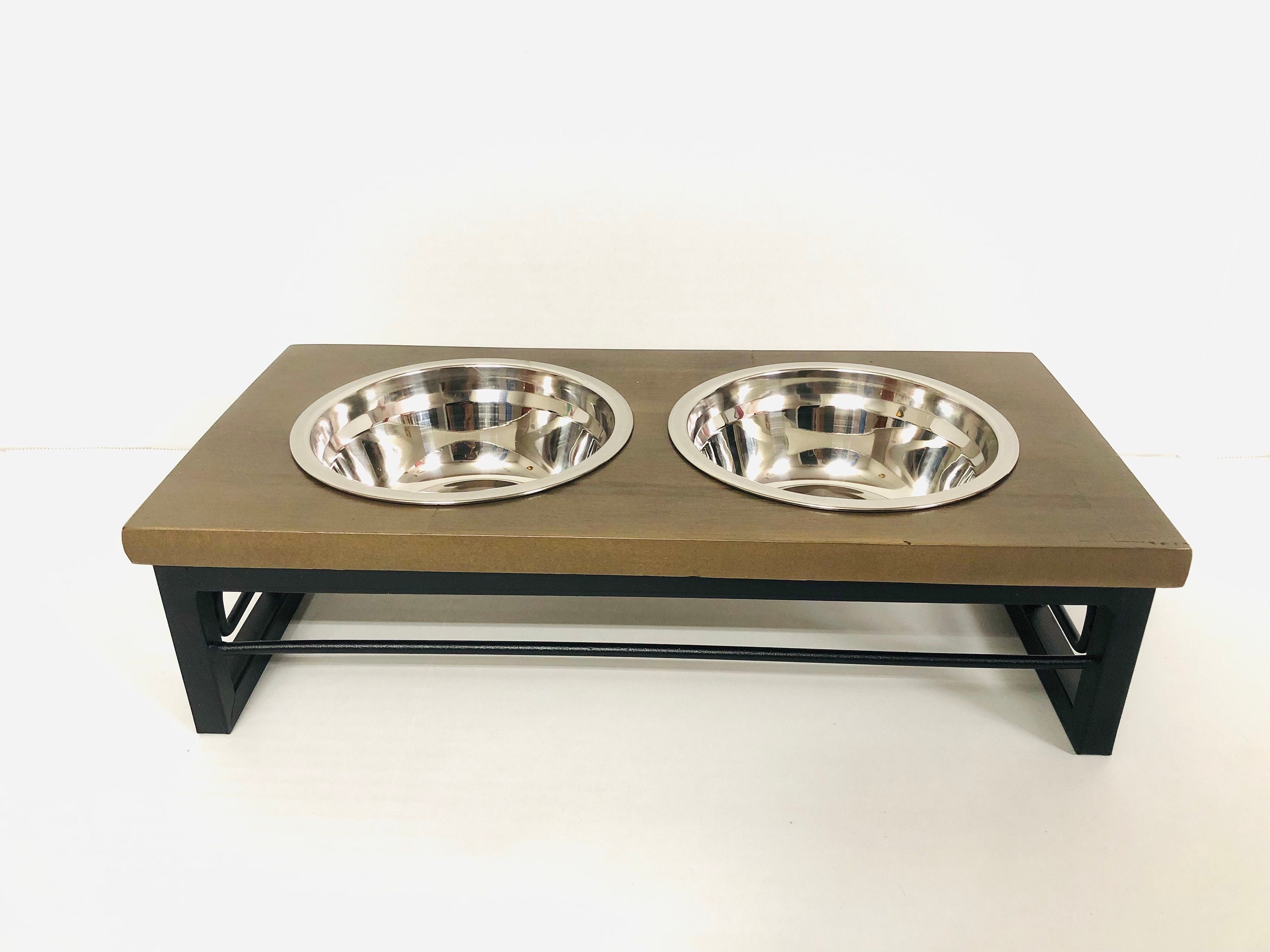 Elevated Single Dog Bowl from DutchCrafters Amish Furniture