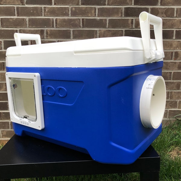 Cooler Cat House Etsy