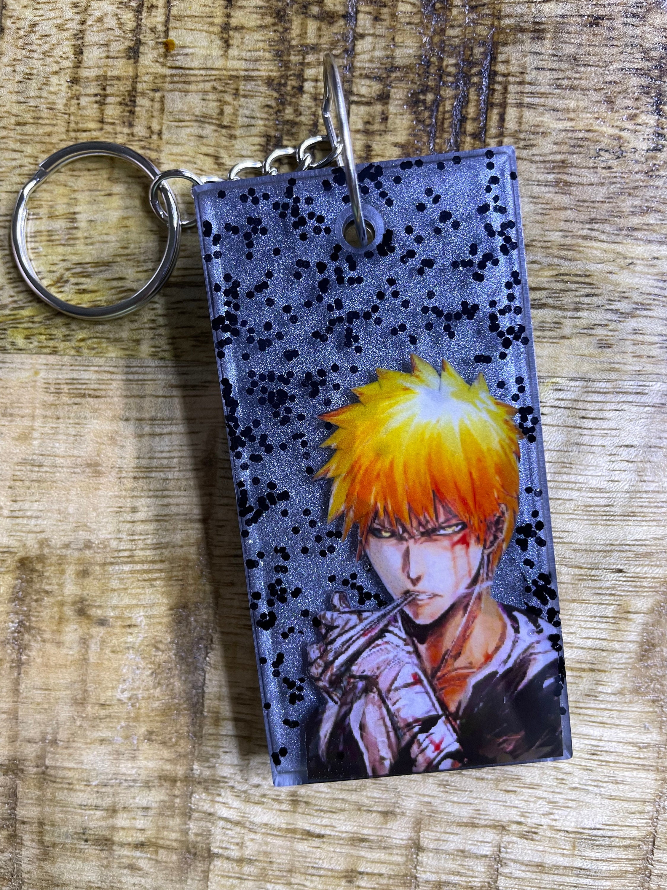 Bleach Anime Series Ichigo Kurosaki Characters Lanyard With ID Badge Holder