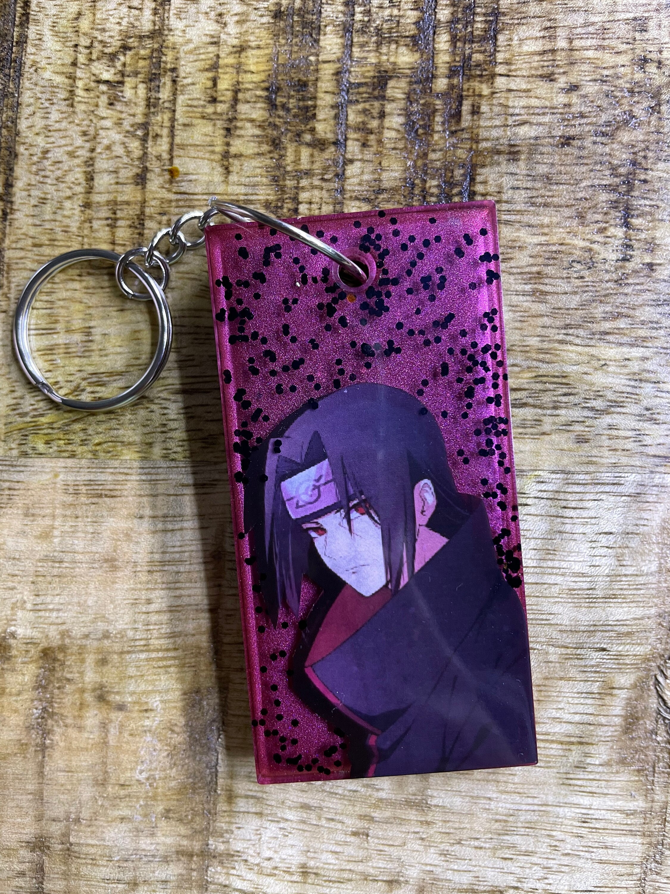 Anime Porte-clés Naruto Sakura Kakashi Itachi Acrylique Porte-clés