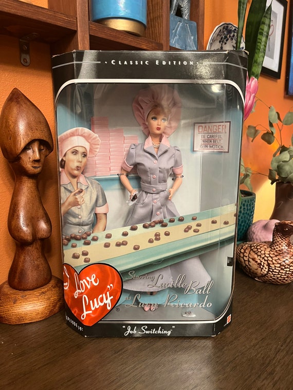 I love lucy barbie job switching shop