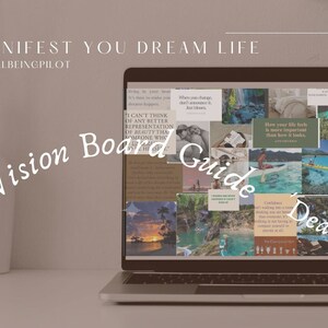 Dear Future Self (planner): The Ultimate New year Vision Board Guide (Digital Download, Canva Template)